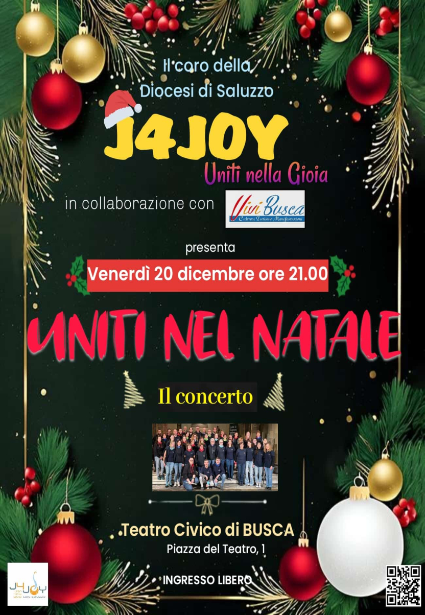 Venerdì al Civico il concerto di Natale del coro J4Joy: entrata libera